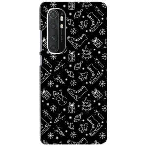 Новорічні, Святкові Чохли для Xiaomi Mi Note 10 Lite - 2024 год (Новорічний фон)
