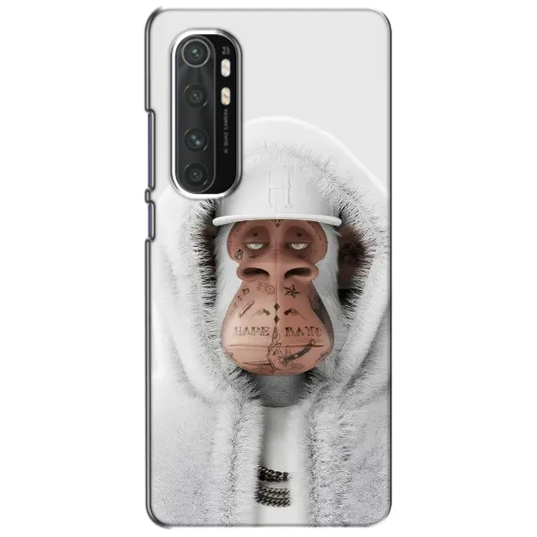 Чохол з принтом «мавпа NFT в тату» для Xiaomi Mi Note 10 Lite