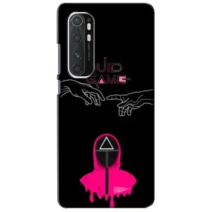 Чехол Гра в кальмара для Xiaomi Mi Note 10 Lite (Минимализм Игра кальмара)