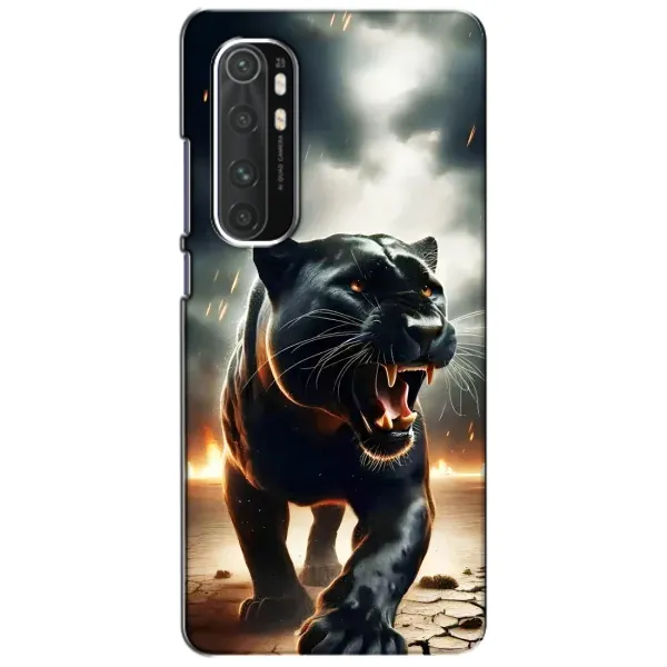 Чохол з принтом «Чорна пантера» для Xiaomi Mi Note 10 Lite