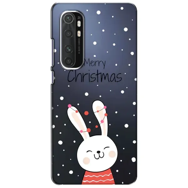 Чохол з принтом «Різдвяний заєць» для Xiaomi Mi Note 10 Lite