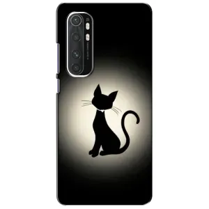 Чохол з принтом для Xiaomi Mi Note 10 Lite (AlphaPrint) Модні коти (Силует котика)