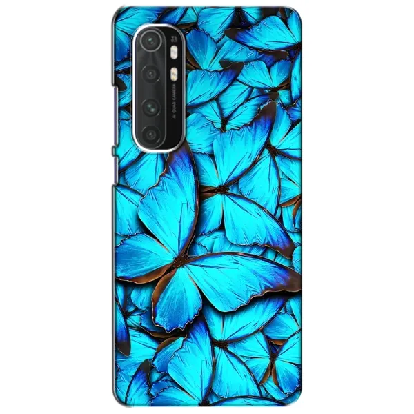Чехол с принтом «Синие бабочки» для Xiaomi Mi Note 10 Lite Чехол с принтом «Синие бабочки» для Xiaomi Mi Note 10 Lite