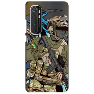 Чехлы с картинкой ЗСУ для Xiaomi Mi Note 10 Lite (AlphaPrint) (Воїн ЗСУ)