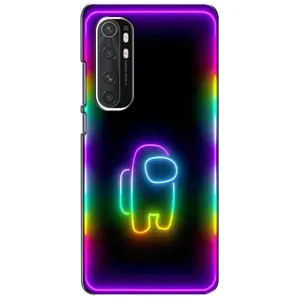 Чохли Амонг Ас для Xiaomi Mi Note 10 Lite (AlphaPrint) (Яскравий скін)