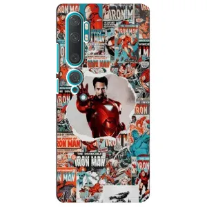 Чохли з героями Марвел Xiaomi Mi Note 10 (VPrint) (Айронмен)