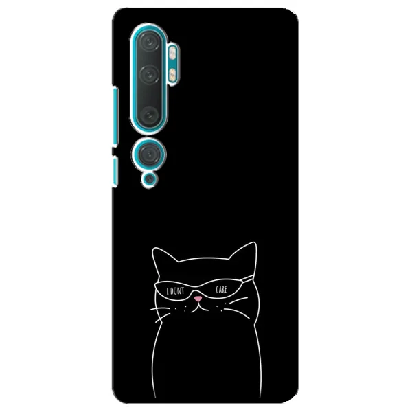 Чохол з принтом «Байдужий кіт» для Xiaomi Mi Note 10 Чохол з принтом «Байдужий кіт» для Xiaomi Mi Note 10