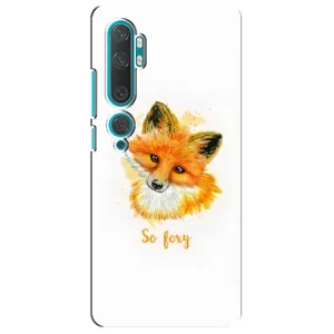 Чохли з картинкою Лисичка для Xiaomi Mi Note 10 (VPrint) (Дівчинка Лиса)