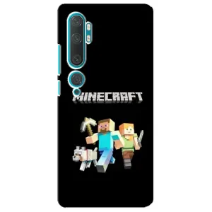 Чохол Майнкрафт на Xiaomi Mi Note 10 (AlphaPrint) Minecraft (герої Minecraft)