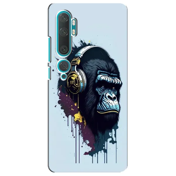 Чохол з принтом «Горила в навушниках» для Xiaomi Mi Note 10 Чохол з принтом «Горила в навушниках» для Xiaomi Mi Note 10