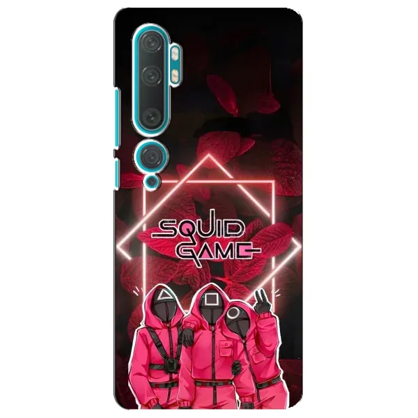 Чохол з принтом «Охоронці Гра кальмара» для Xiaomi Mi Note 10