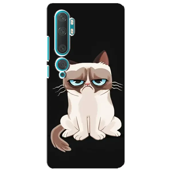 Чохол з принтом «Сумний кіт» для Xiaomi Mi Note 10