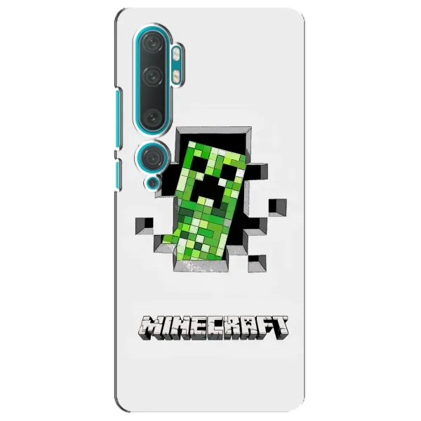 Чехол с принтом «крипер Майнкрафт» для Xiaomi Mi Note 10