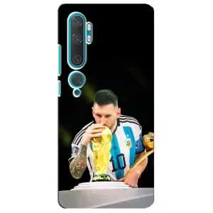 Чехлы для Xiaomi Mi Note 10 (Leo чемпион) (AlphaPrint) (Кубок Месси)