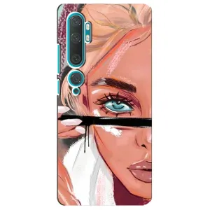 Чохол з друком для Xiaomi Mi Note 10 - (Мода) (AlphaPrint) (Макіяж)