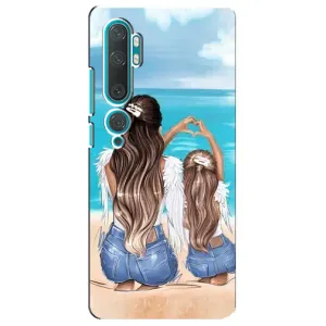 Чохол з друком для Xiaomi Mi Note 10 - (Мама з дитинкою) (AlphaPrint) (Мама з донькою)