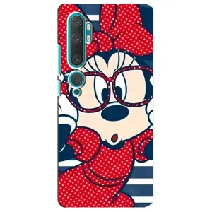 Міккі Маус чохол для Xiaomi Mi Note 10 (AlphaPrint - Мультяшні) (Маус в окулярах)