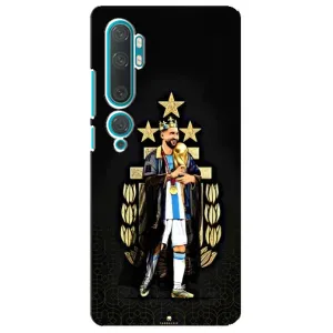 Чехлы для Xiaomi Mi Note 10 (Leo чемпион) (AlphaPrint) (Месси Король)