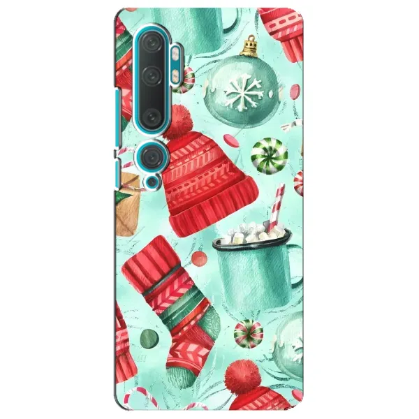 Чехол с принтом «Одежда НГ» для Xiaomi Mi Note 10 Чехол с принтом «Одежда НГ» для Xiaomi Mi Note 10