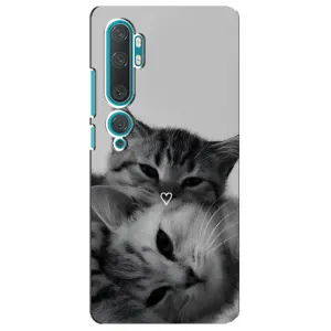 Чохол з малюнком кіт на Xiaomi Mi Note 10 (Пара котів)