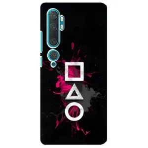 Чохол Гра в кальмара для Xiaomi Mi Note 10 (Символи Гра кальмара)