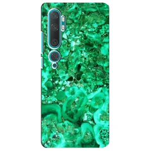 Мраморний чехол на Xiaomi Mi Note 10 (VPrint) (Салатовий Мрамор)