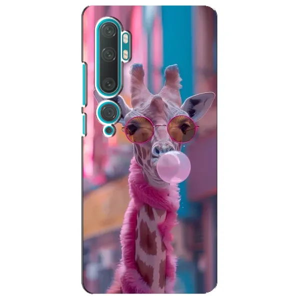 Чохол з принтом «Стильна жирафа» для Xiaomi Mi Note 10 Чохол з принтом «Стильна жирафа» для Xiaomi Mi Note 10