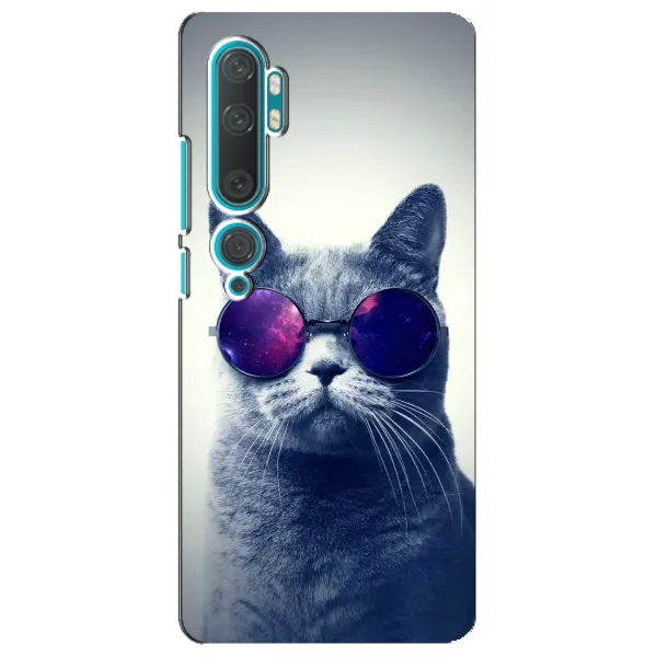 Чохол з принтом «Стильний кіт» для Xiaomi Mi Note 10