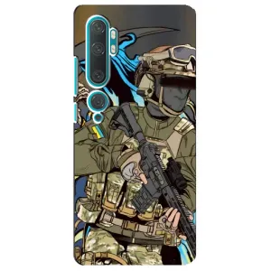 Чехлы с картинкой ЗСУ для Xiaomi Mi Note 10 (AlphaPrint) (Воїн ЗСУ)