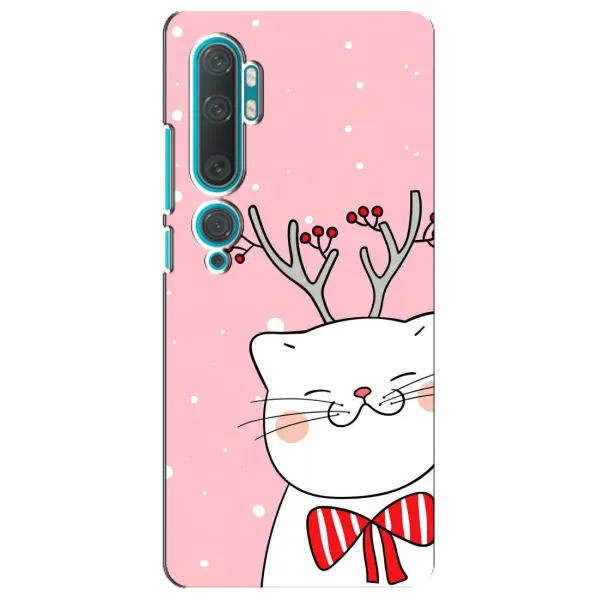 Чехол с принтом «Зимний кот» для Xiaomi Mi Note 10 Чехол с принтом «Зимний кот» для Xiaomi Mi Note 10