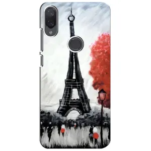 Чохол Ейфелева Вежа Xiaomi Mi Play - (AlphaPrint) (Вежа в Парижі)