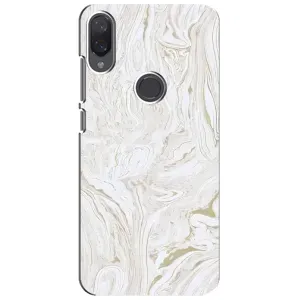 Мраморный чехол на Xiaomi Mi Play (VPrint) (Белый мрамор)
