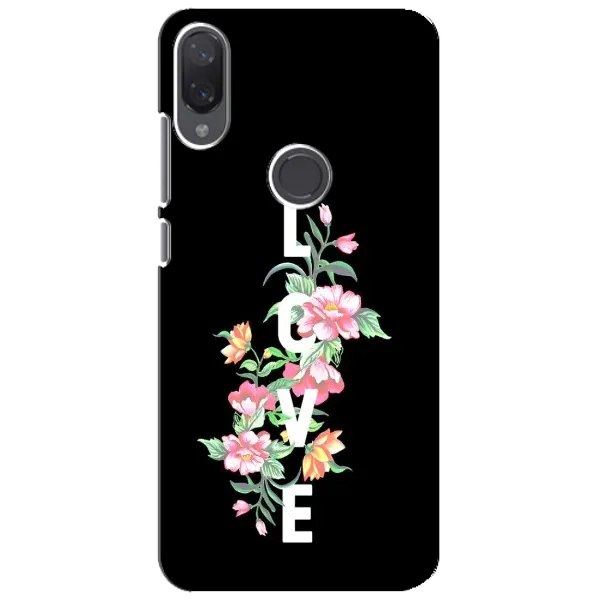 Чохол з принтом «Квіти LOVE» для Xiaomi Mi Play
