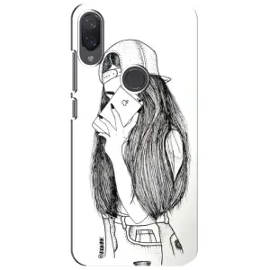 Чохол з друком для Xiaomi Mi Play - (Мода) (AlphaPrint) (Фото дівчини)