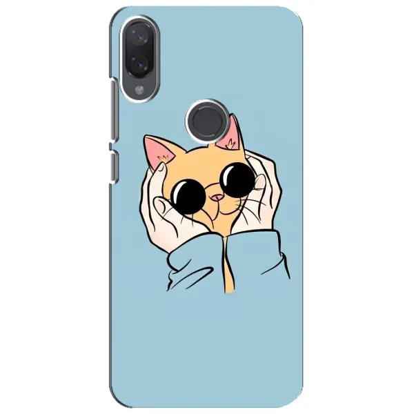 Чехол с принтом «Котик в очках» для Xiaomi Mi Play Чехол с принтом «Котик в очках» для Xiaomi Mi Play