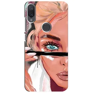 Чохол з друком для Xiaomi Mi Play - (Мода) (AlphaPrint) (Макіяж)