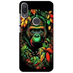 Чохол з Мавпами Xiaomi Mi Play - (AlphaPrint) (Мавпа в квітах)
