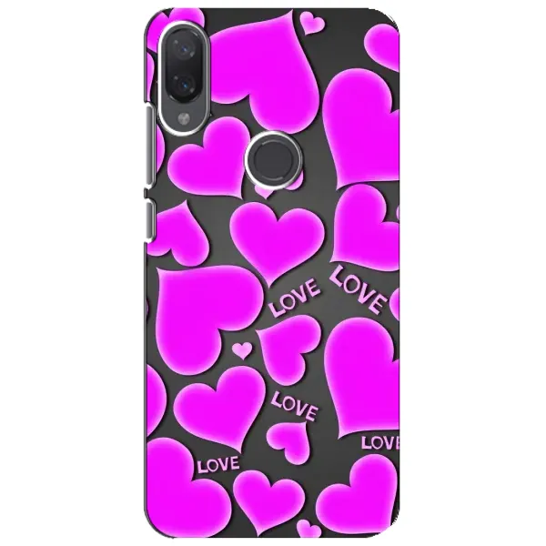 Чохол з принтом «Pink hearts» для Xiaomi Mi Play