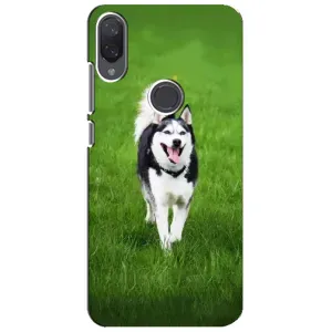 Чохол з Хаскі Xiaomi Mi Play - (AlphaPrint) (Радісний Хаскі)
