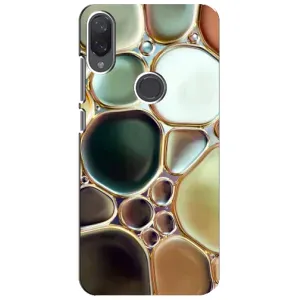 Мраморный чехол на Xiaomi Mi Play (VPrint) (Радужный Мрамор)