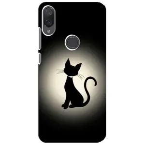 Чохол з принтом для Xiaomi Mi Play (AlphaPrint) Модні коти (Силует котика)