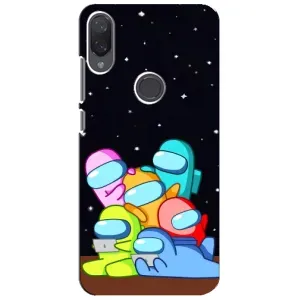 Чохли Амонг Ас для Xiaomi Mi Play (AlphaPrint) (Скіни в космосі)