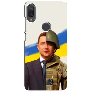 Чехол для Xiaomi Mi Play (AlphaPrint - с принтом Зеленского) (Зеленский солдат)