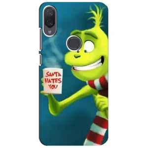 Рождественские Чехлы для Xiaomi Mi Play (VPrint) (Зеленый Гринч)