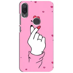 Чохол з принтом для Xiaomi Mi Play (AlphaPrint - Знак сердечка) (Знак Love)