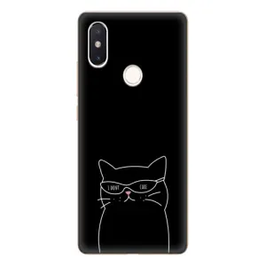 Чохол з принтом «Байдужий кіт» для Xiaomi Mi 8 SE
