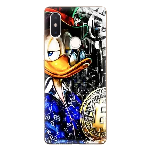 Чохол з принтом «Біткойн Скрудж» для Xiaomi Mi 8 SE