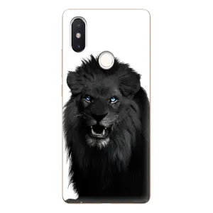 Чохли з картинкою животних Xiaomi Mi8 Special Edition (Чорний ЛЕВ)