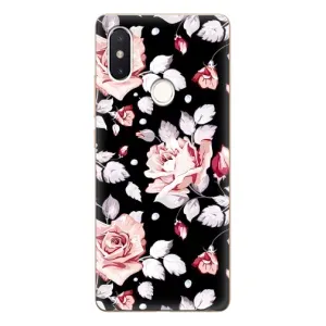 Чохли з квітами для Xiaomi Mi8 Special Edition (VPrint) (Квіти на чорному)
