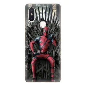 Чохол з принтом «Дедпул на троні» для Xiaomi Mi 8 SE